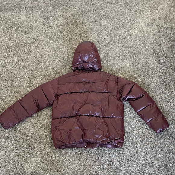 SAVE THE DUCK Burgundy Puffer Jacket - Picture 8 of 8